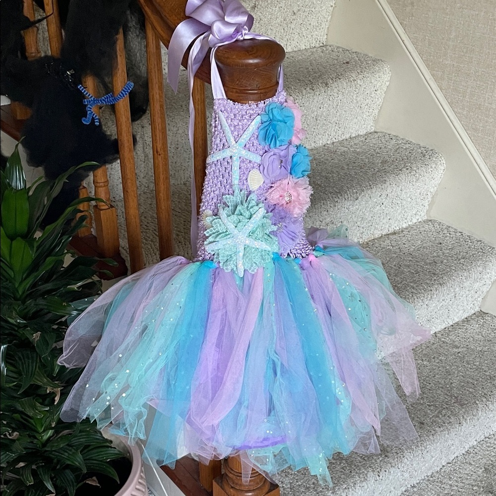 Mermaid Princess Kids Light Up Tutu Dance Costume